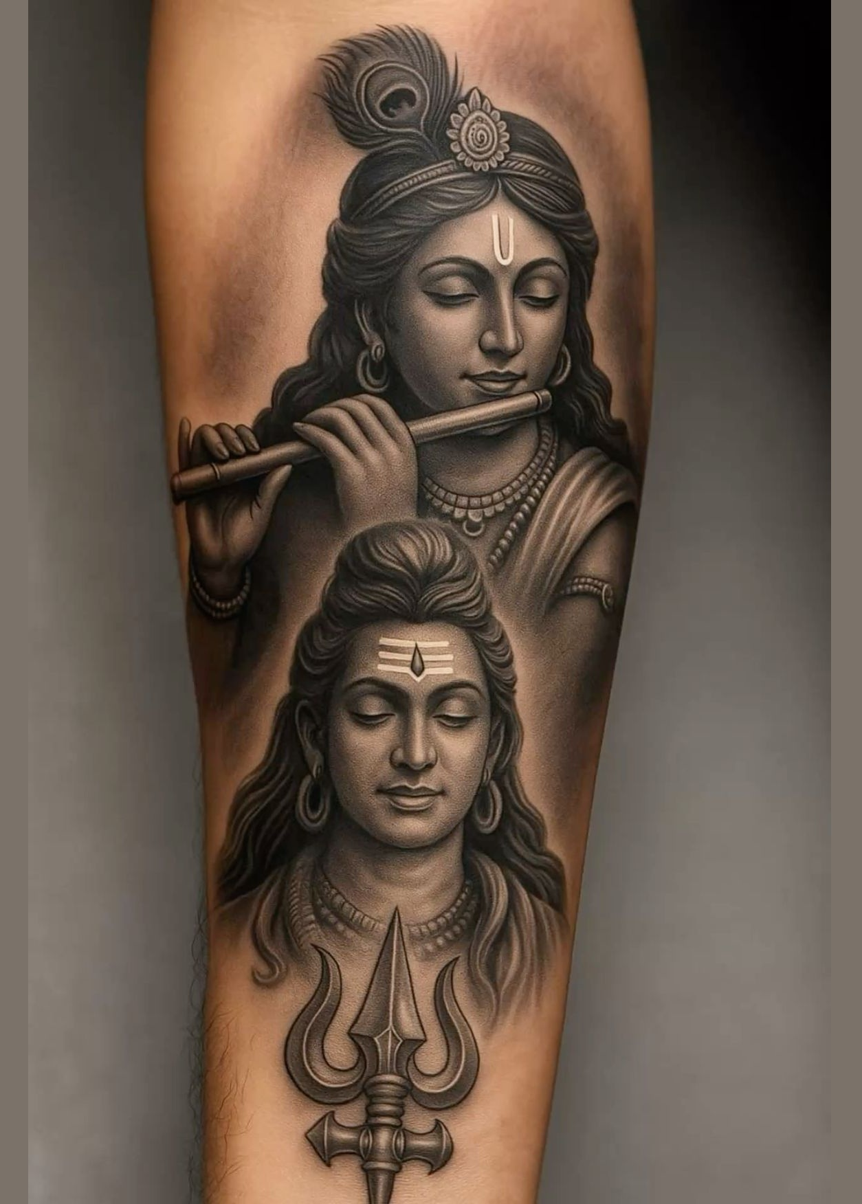 Mythological Tattoo Shiva